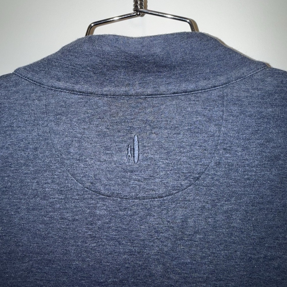 Johnnie-O Pullover Mens XL Blue Quarter Zip Hershey Logo Golf Performance - Picture 5 of 8
